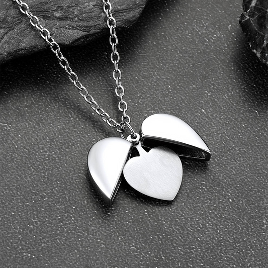 Angel Wings Love Heat Transfer Necklace