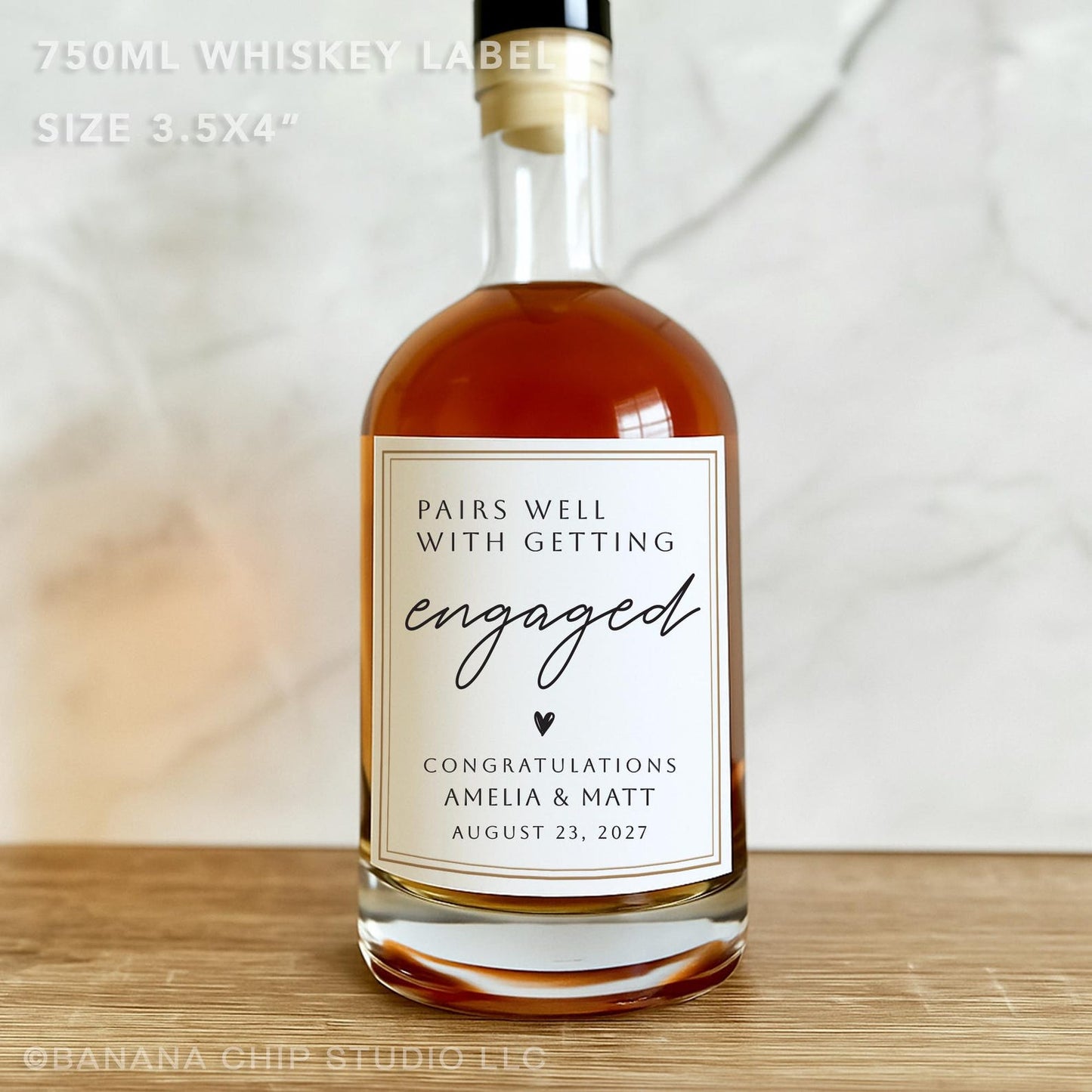 Custom Photo Wine Label