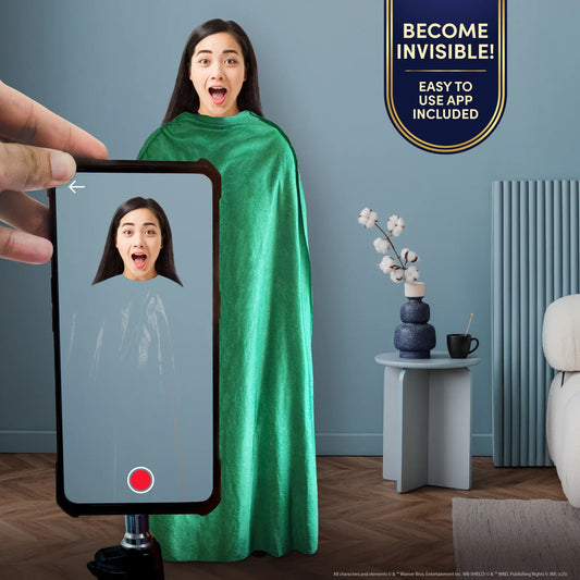 Harry Potter Invisibility Cloak , Luxury Navy Fabric Robe