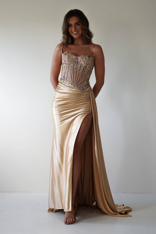 Diva Embellished Corset Gown