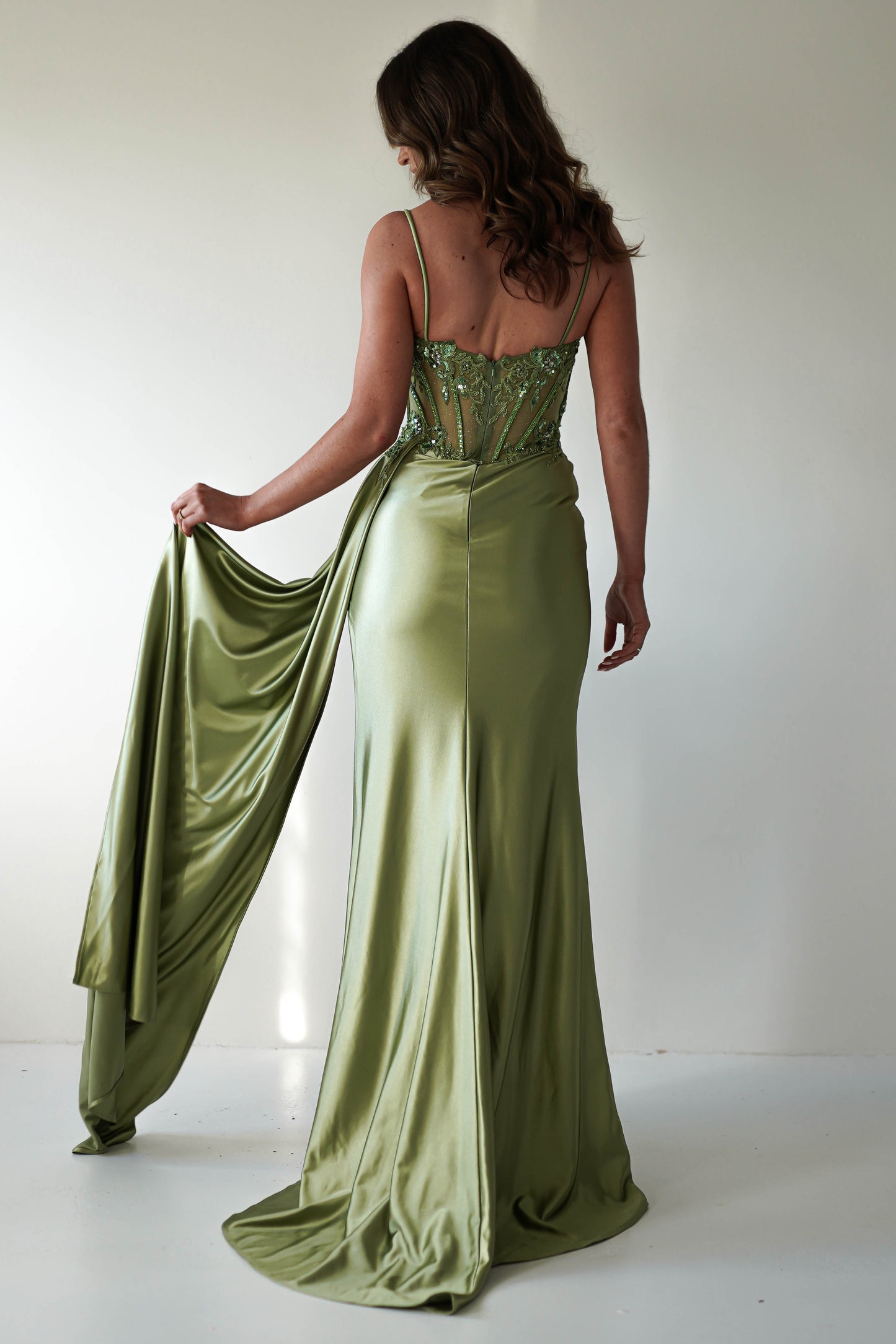 Diva Embellished Corset Gown