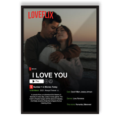 Custom Family Lover Couple Memories Movie Poster