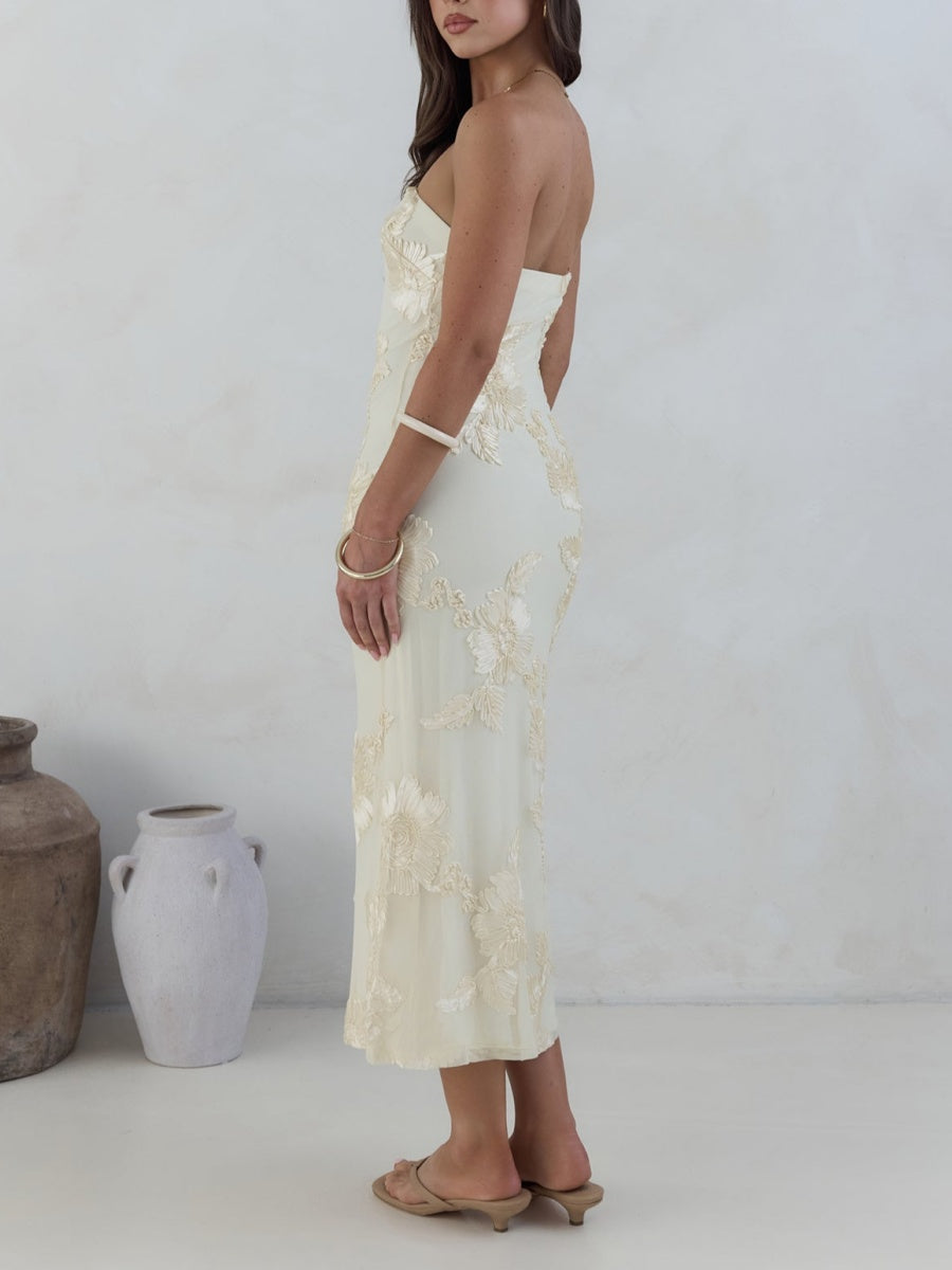Strapless Midi Dress