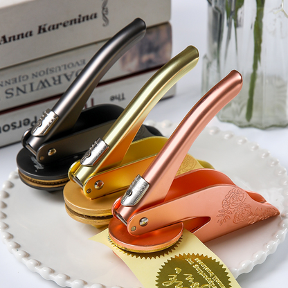 Custom BOOK EMBOSSER STAMP | Personalized Library Stamp | Choose from 5 Designs | Embosser, Wood or Self Inking | Ideal Gift for Book Lovers