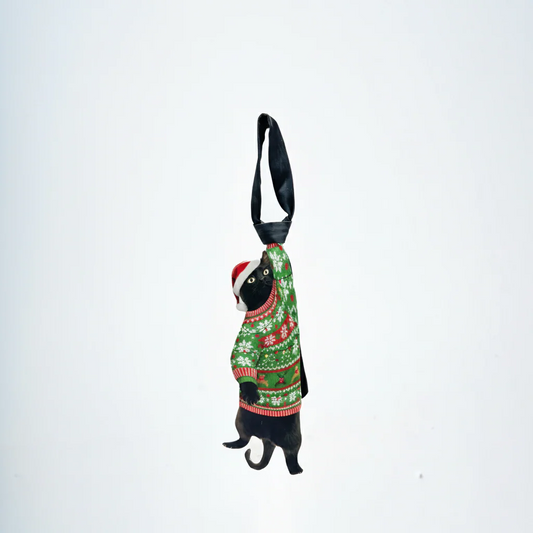 Christmas Novelty Noel Cat - Funny Gift for Men – Tie Accessories