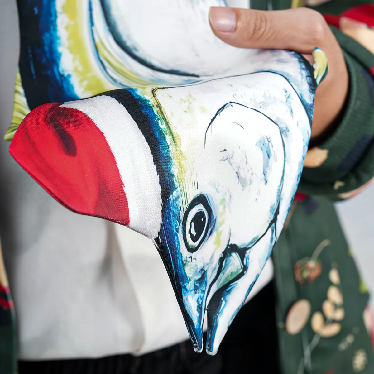 Christmas Novelty Tuna Tie – Animals Fish Shape in Taffeta Silk – Funny Holiday Gift for Men