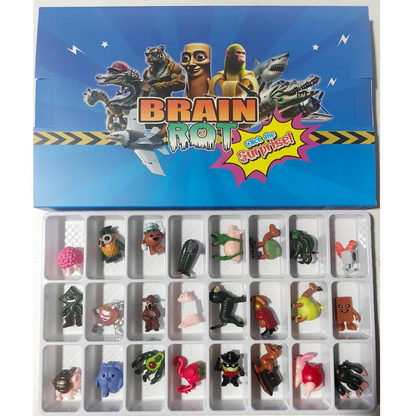 24-Piece Christmas Box Set Tung-Tung-Tung Sahur Figures