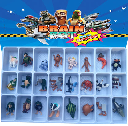 24-Piece Christmas Box Set Tung-Tung-Tung Sahur Figures