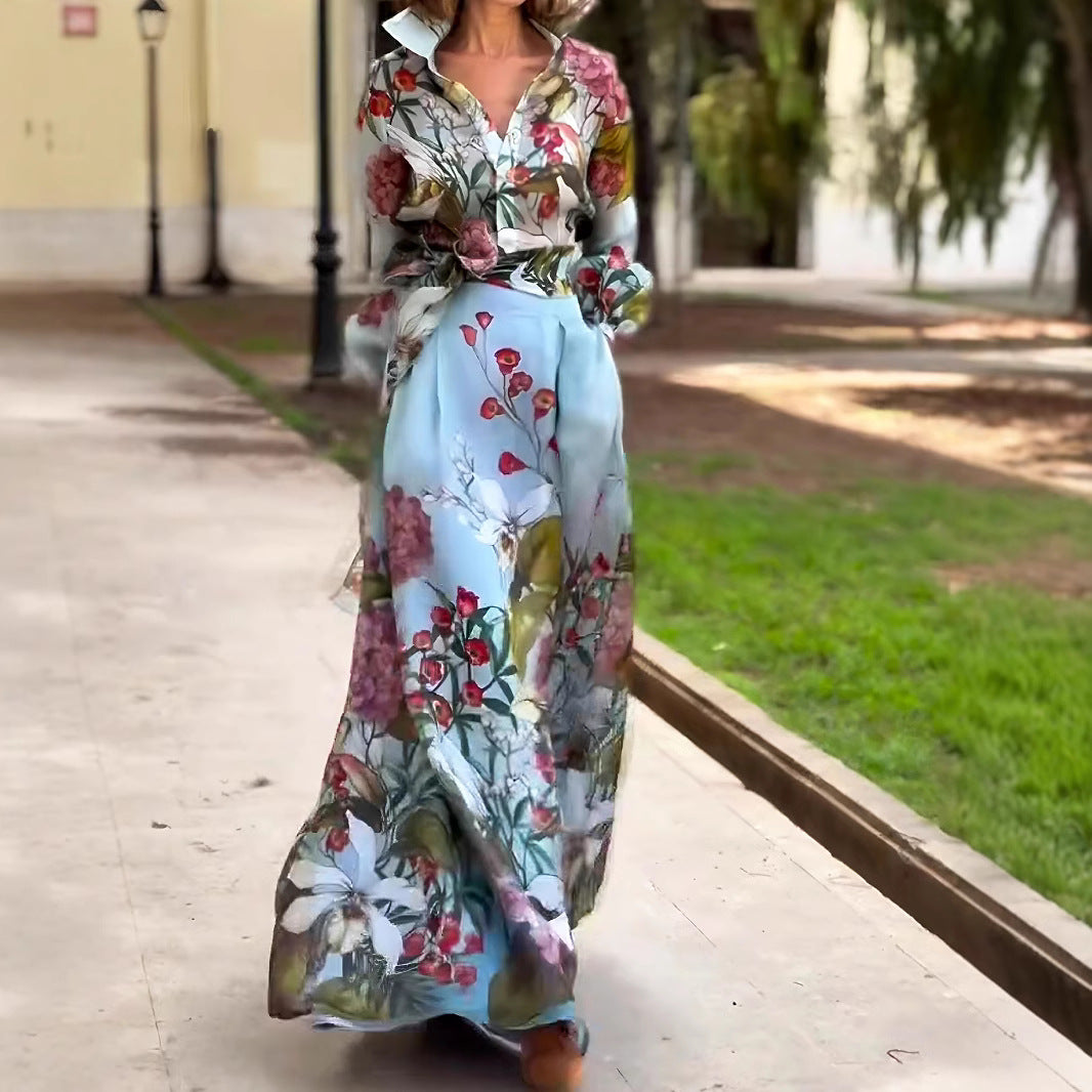 Romantic Floral Organza Set