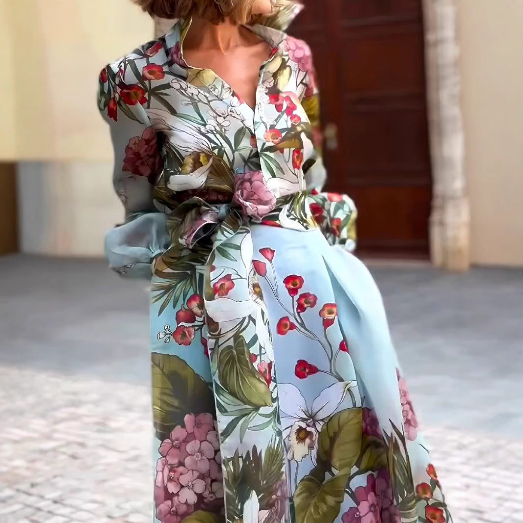 Romantic Floral Organza Set