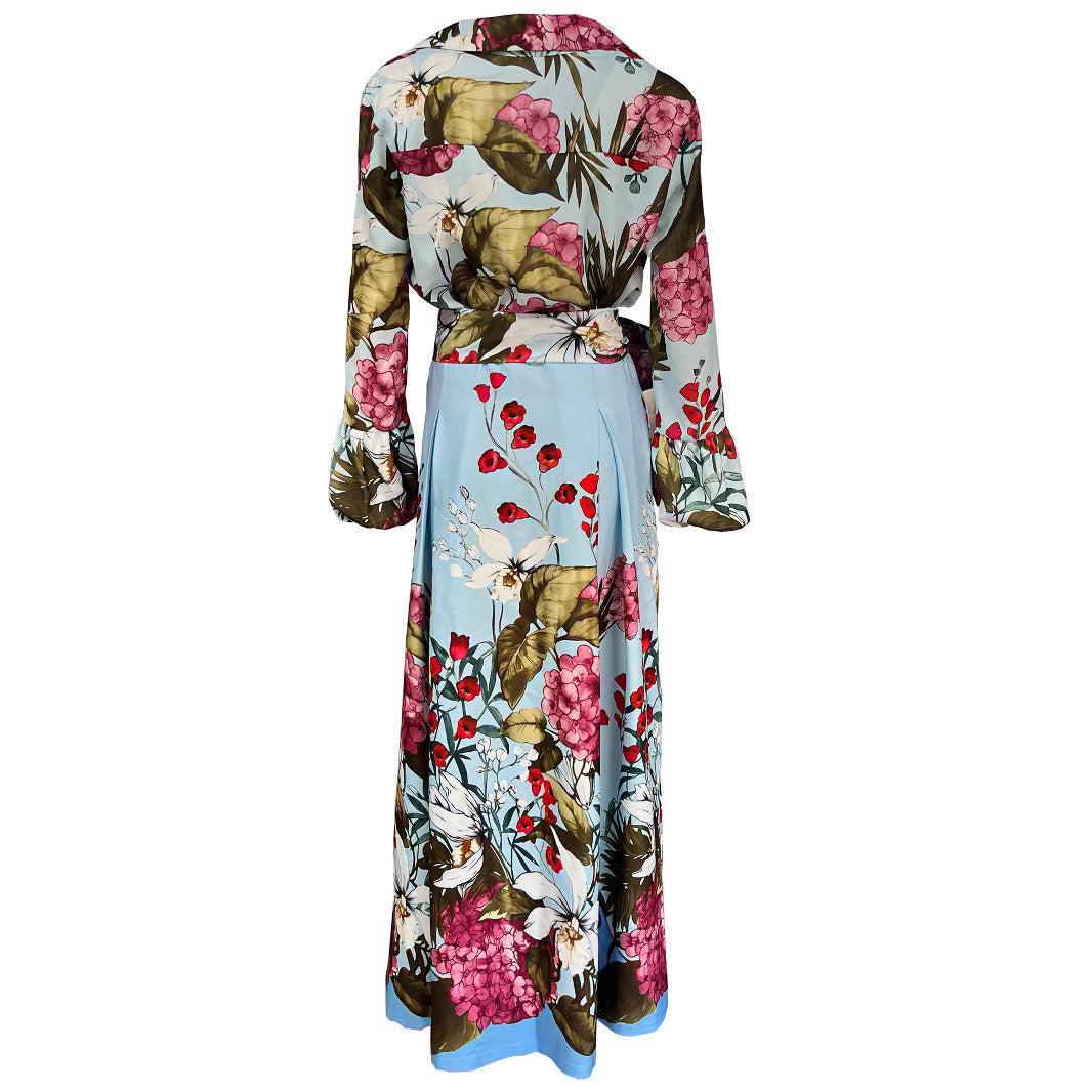 Romantic Floral Organza Set