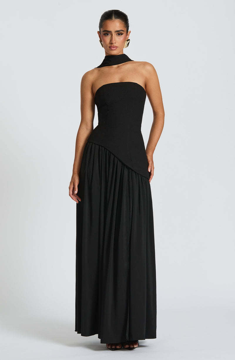 Solid Color Slit Dress