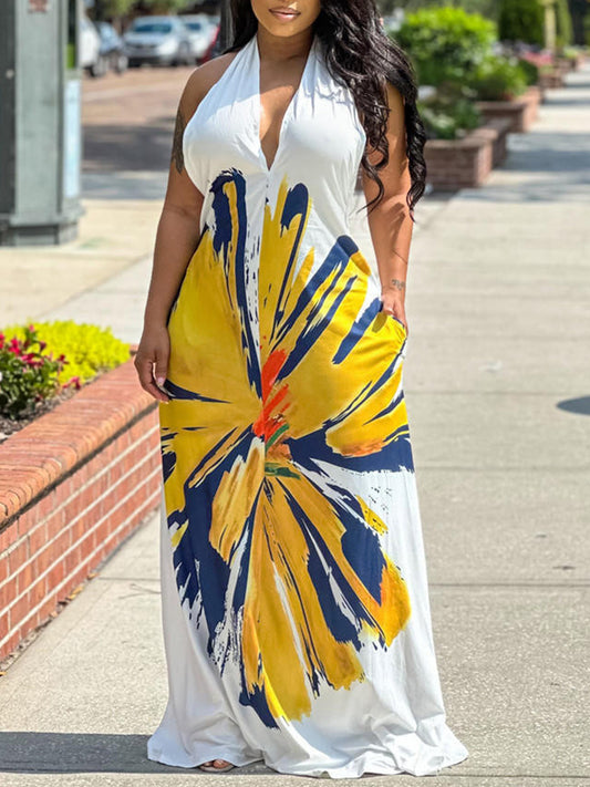 Stunning Flower Vacation Dress