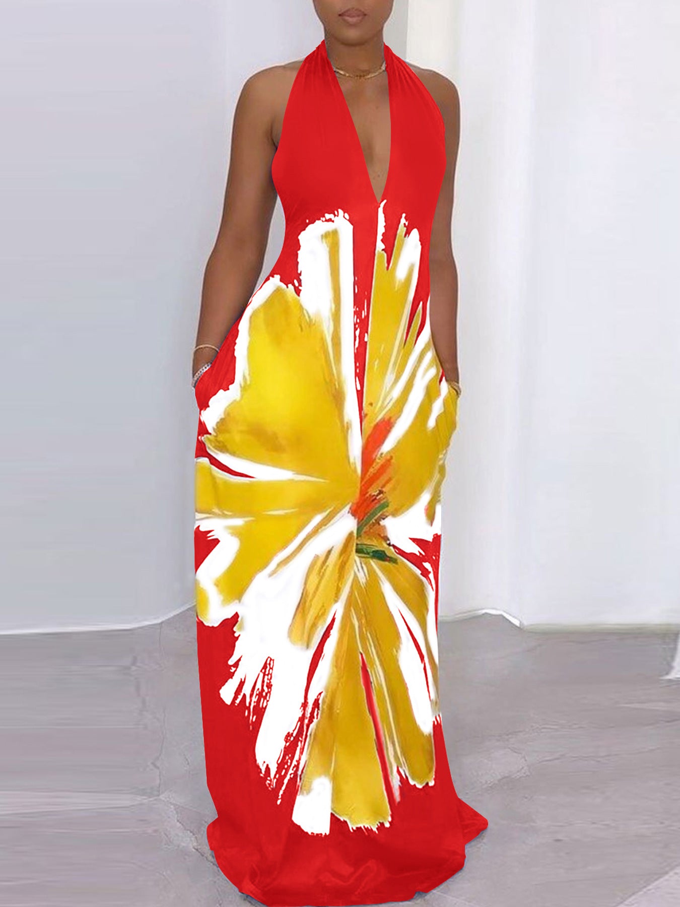 Stunning Flower Vacation Dress