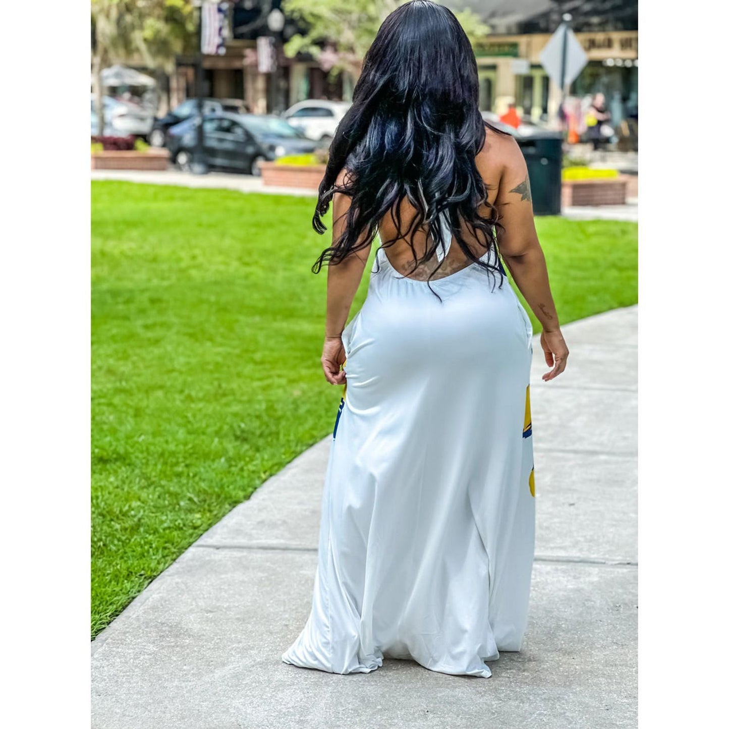 Stunning Flower Vacation Dress