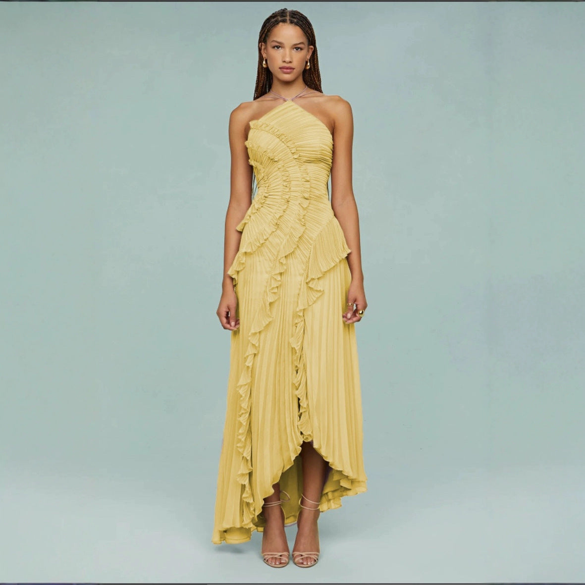 Chiffon Elegant Midi Dress