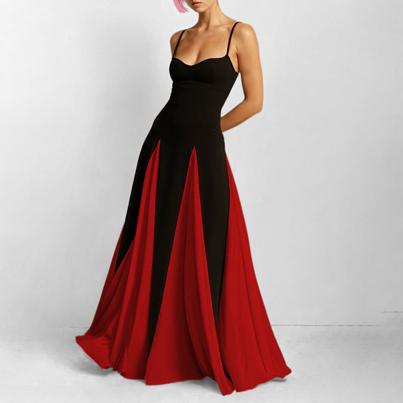 Color Block Maxi Gown
