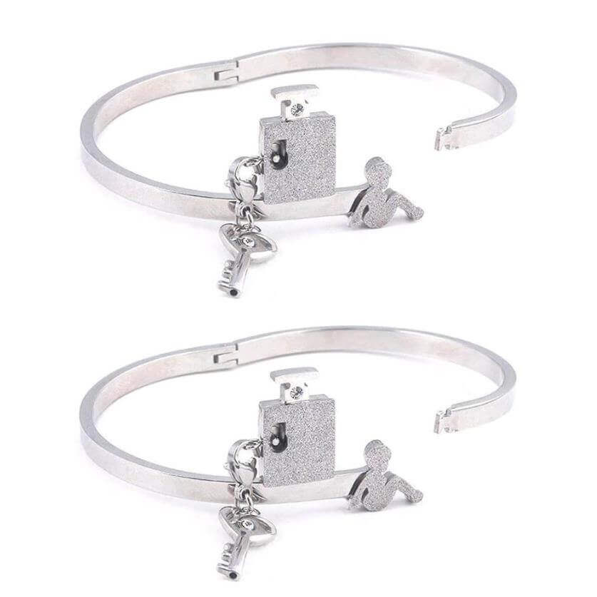 Lock & Key Bracelet for Boyfriend, Girlfriend, Lover