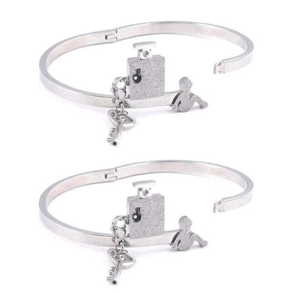 Lock & Key Bracelet for Boyfriend, Girlfriend, Lover