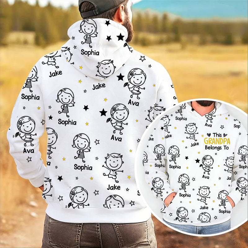 Personalized “Grandpa of Doodle” Hawaiian T-Shirt/Crewneck/Hoodie