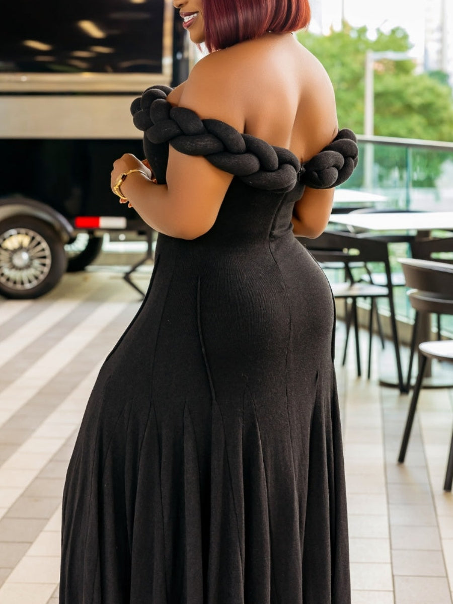 Twist Wool Dress