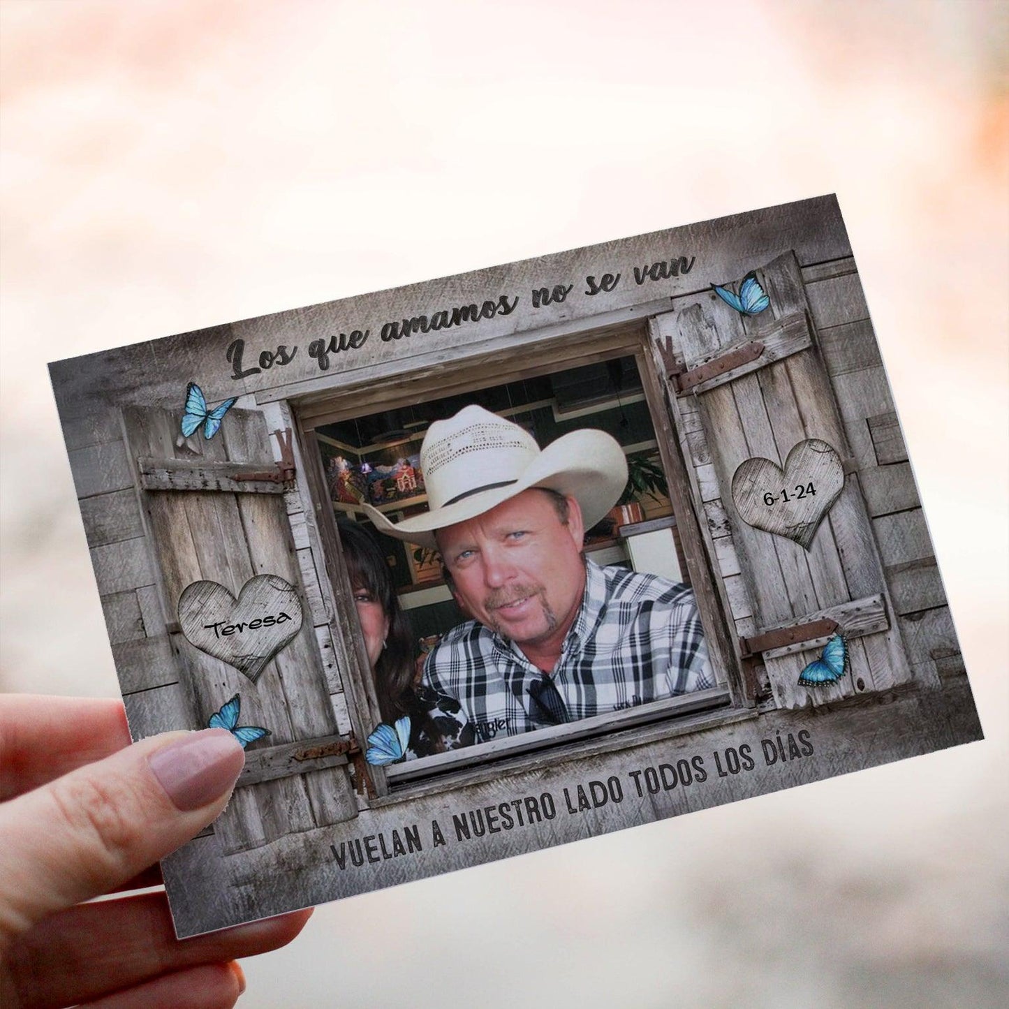 Personalized Crochet Doll with Photo Card