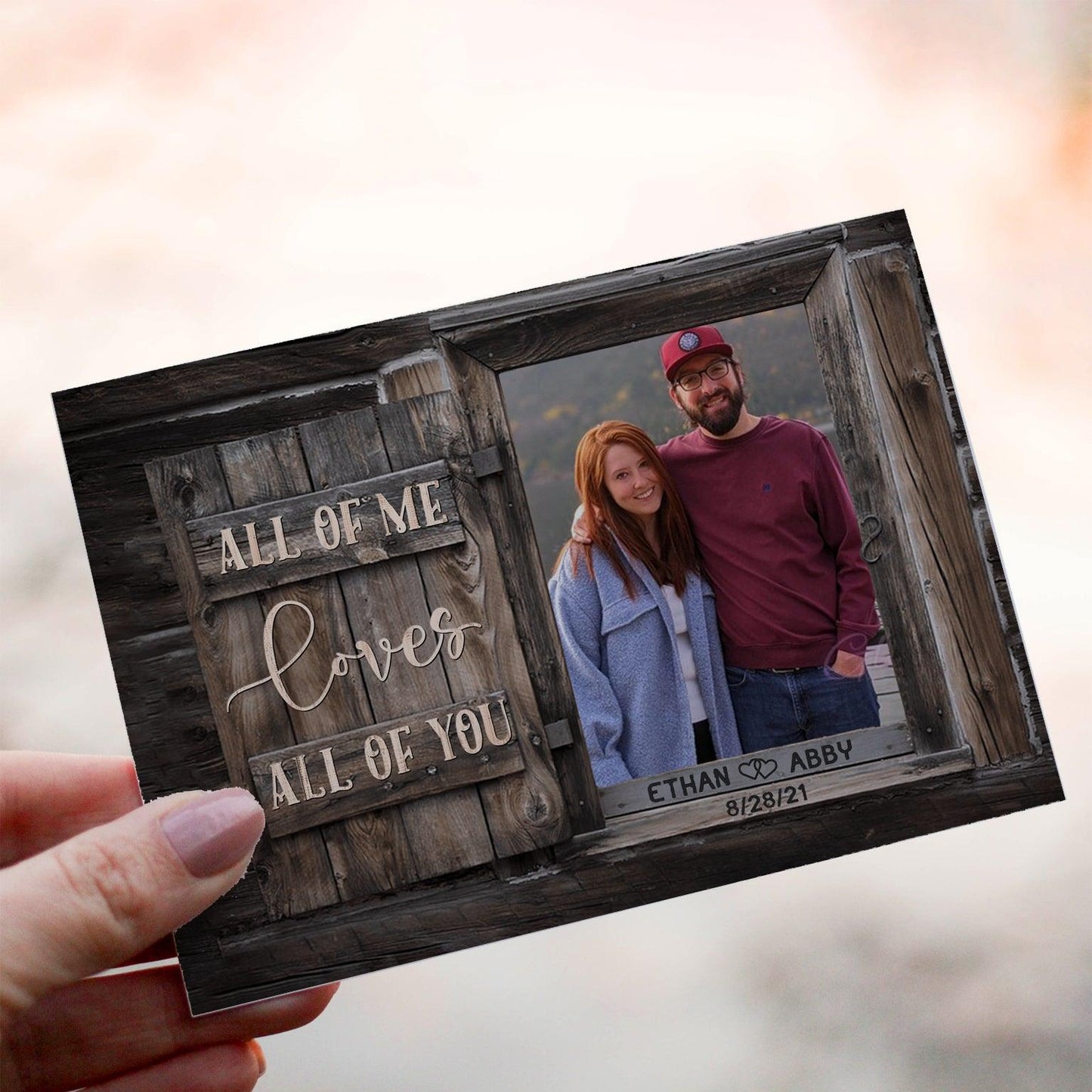 Personalized Crochet Doll with Photo Card