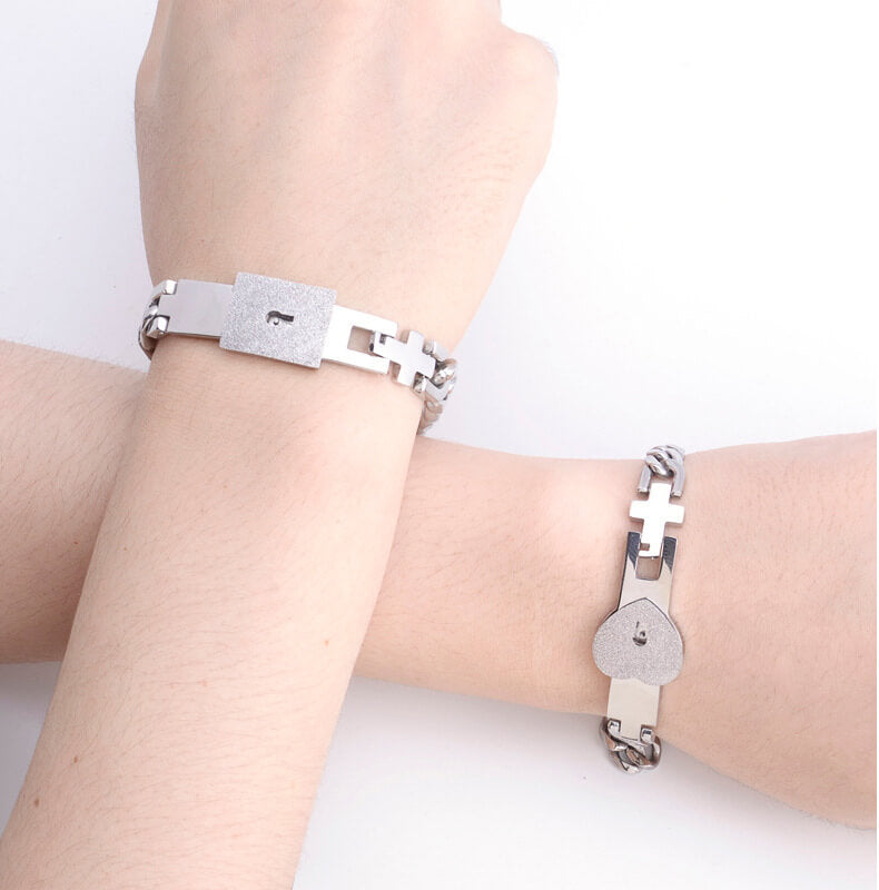 Lock & Key Bracelet for Boyfriend, Girlfriend, Lover