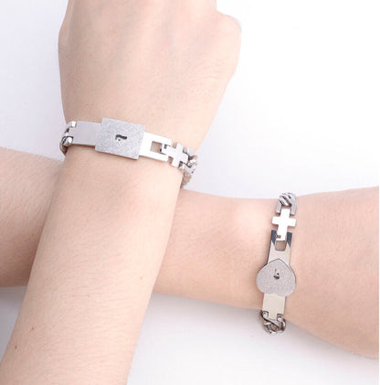 Lock & Key Bracelet for Boyfriend, Girlfriend, Lover