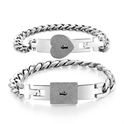 Lock & Key Bracelet for Boyfriend, Girlfriend, Lover