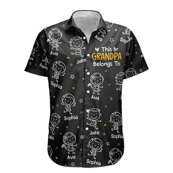 Personalized “Grandpa of Doodle” Hawaiian T-Shirt/Crewneck/Hoodie