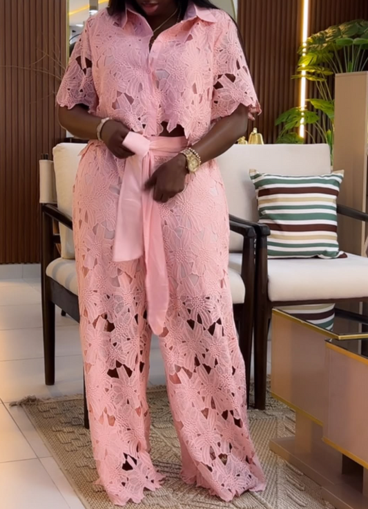 Demure Lace 2pc Set