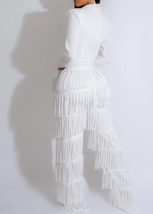 Chic Fringe Jumpsuit