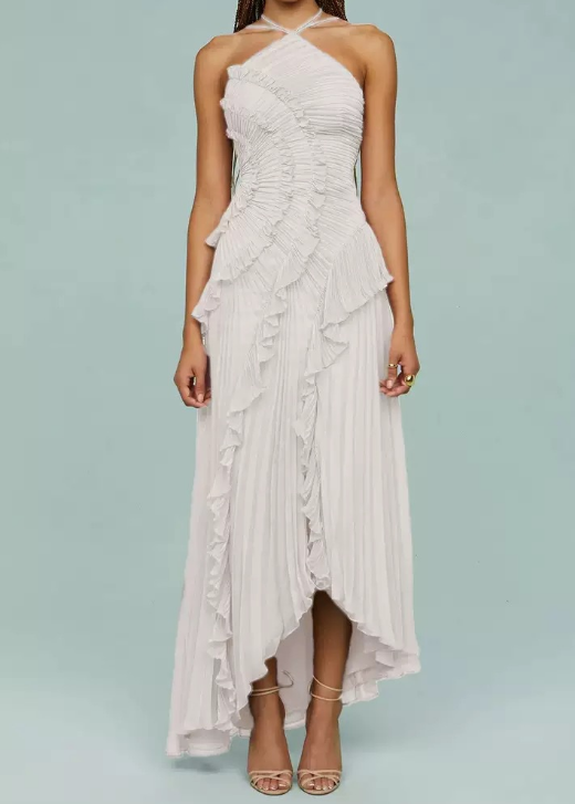 Chiffon Elegant Midi Dress