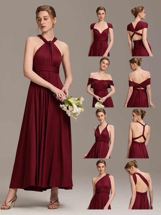 High-Stretch Soft Versatile Convertible Bridesmaid Dress