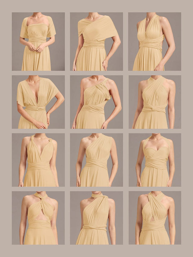 High-Stretch Soft Versatile Convertible Bridesmaid Dress
