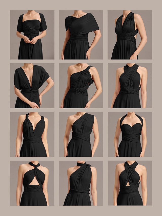 High-Stretch Soft Versatile Convertible Bridesmaid Dress