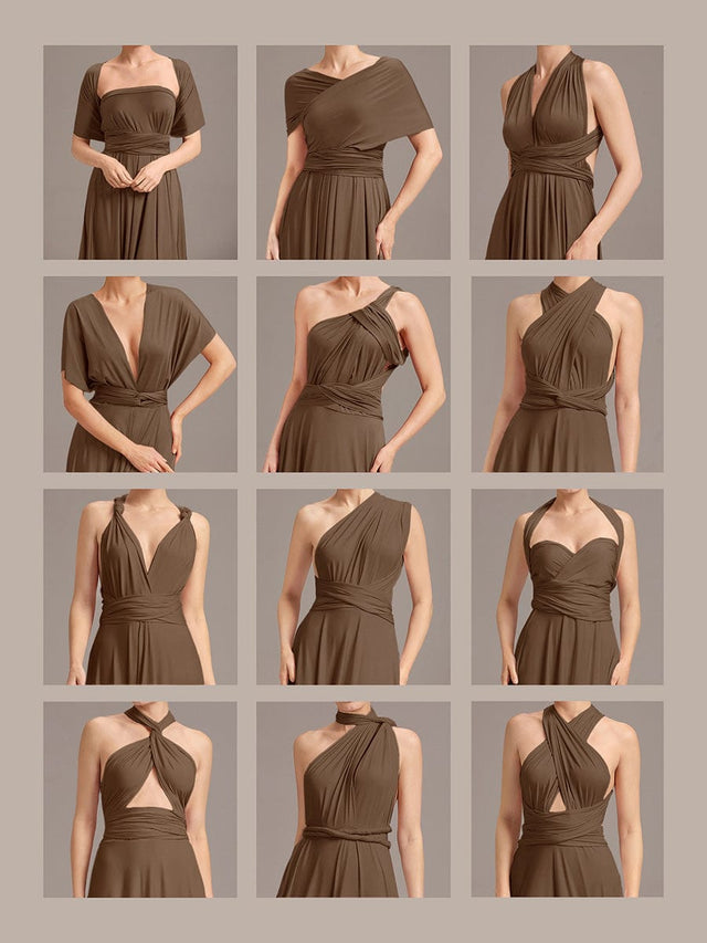 High-Stretch Soft Versatile Convertible Bridesmaid Dress
