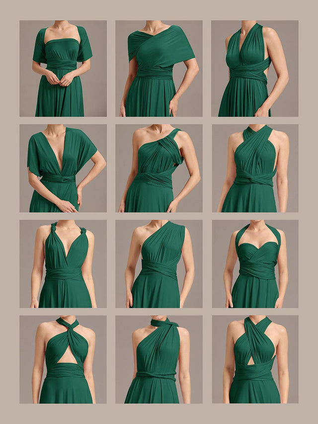High-Stretch Soft Versatile Convertible Bridesmaid Dress