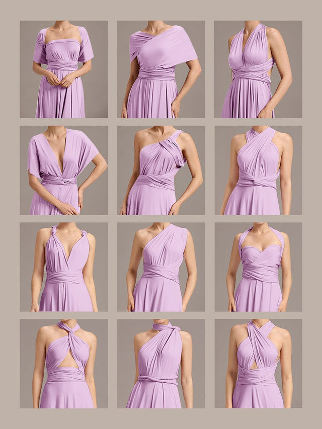 High-Stretch Soft Versatile Convertible Bridesmaid Dress