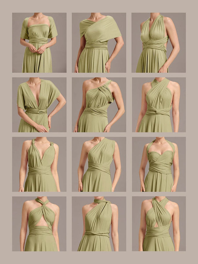 High-Stretch Soft Versatile Convertible Bridesmaid Dress