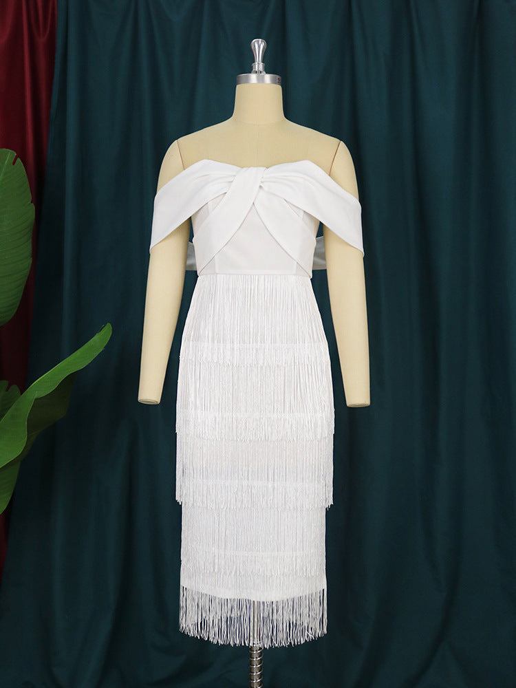 Fancy Fringer Occasion Dress