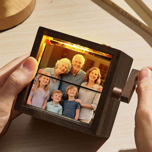 Custom Photo Flipbook Box Hand-crank Animation Machine Retirement Gift