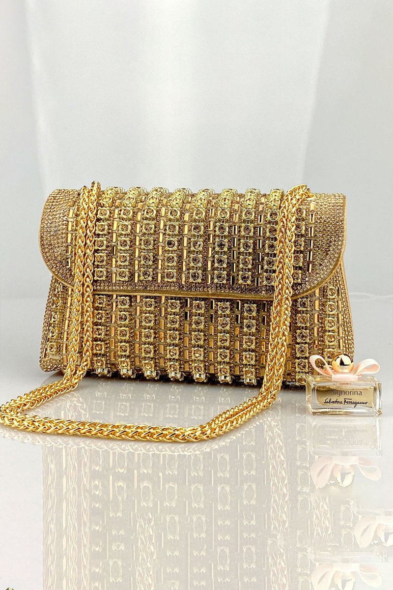 Chantal Diamond Clutch Bag