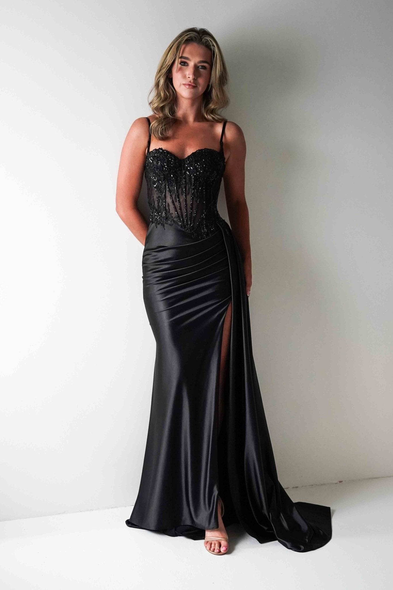 Diva Embellished Corset Gown