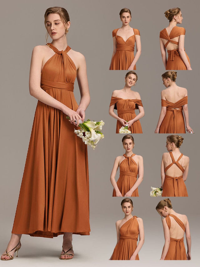 High-Stretch Soft Versatile Convertible Bridesmaid Dress