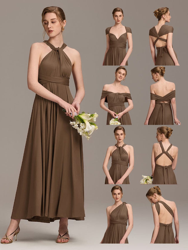 High-Stretch Soft Versatile Convertible Bridesmaid Dress