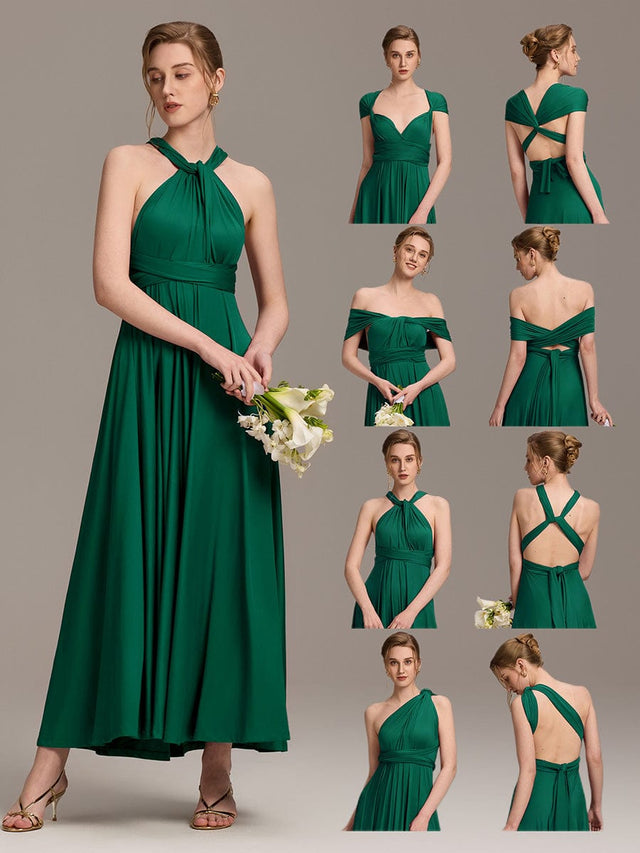 High-Stretch Soft Versatile Convertible Bridesmaid Dress