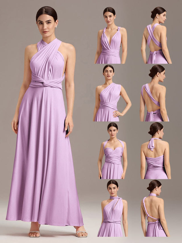 High-Stretch Soft Versatile Convertible Bridesmaid Dress
