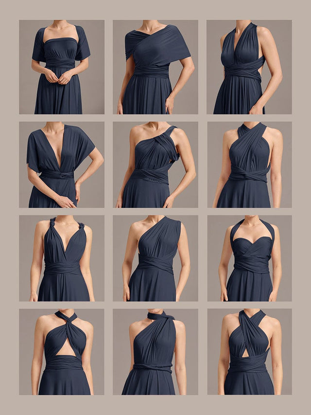High-Stretch Soft Versatile Convertible Bridesmaid Dress